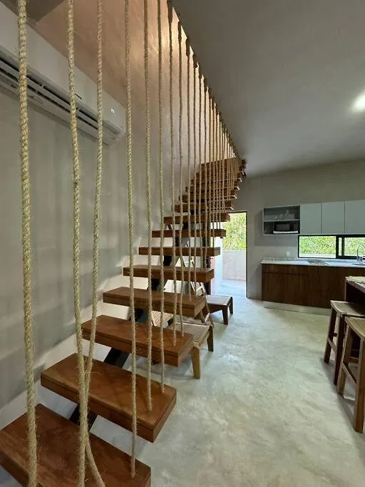 Jungle Penthouse W Private Rooftop, Ac And Wifi Tulum Pueblo Appartement